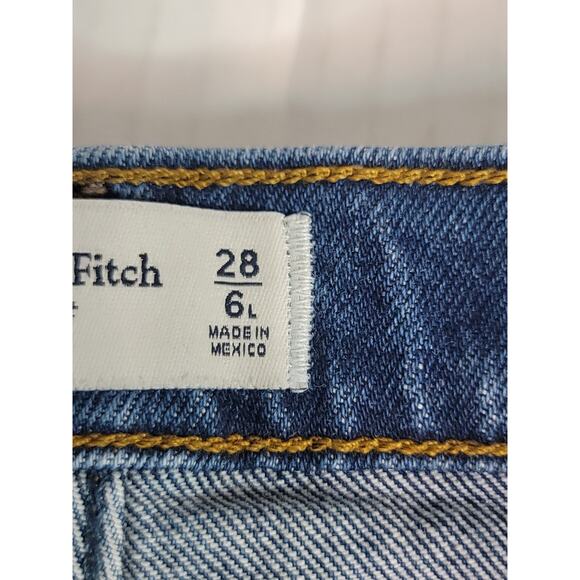 Abercrombie & Fitch Jean 28/ 6L The 90s Straight Ultra High Rise - Picture 5 of 9